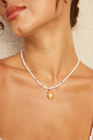 Spindrift Pearl Necklace