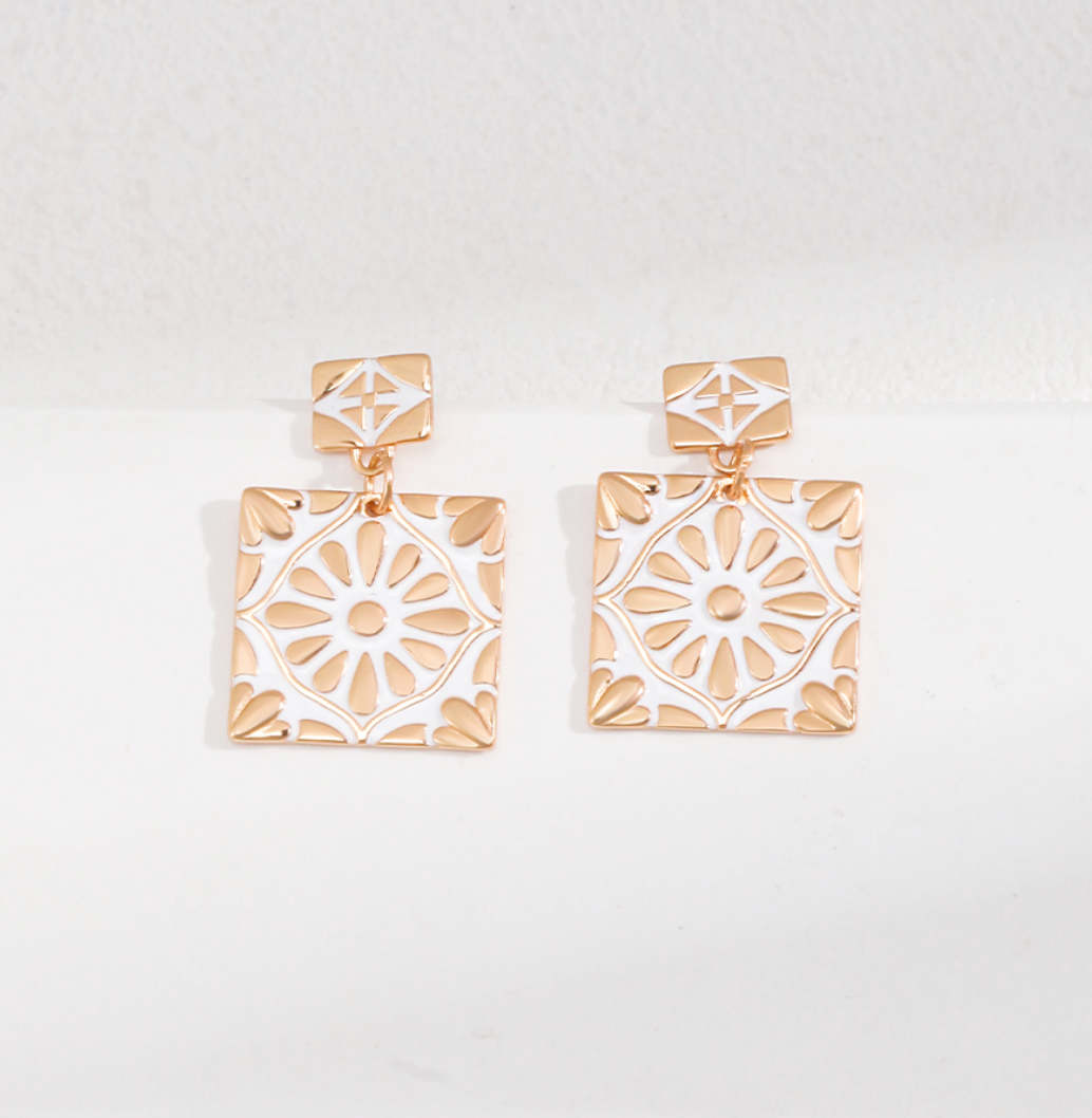 Squared Vintage Earrings