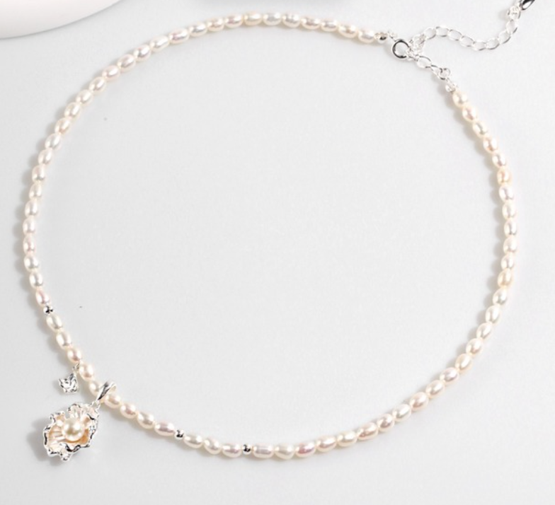 Spindrift Pearl Necklace